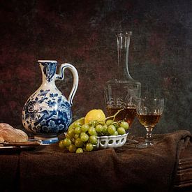 Klassisches Stillleben im Rembrand-Stil von Rob Jansen