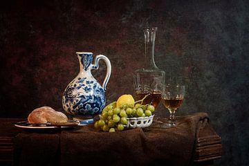 Klassisches Stillleben im Rembrand-Stil von Rob Jansen