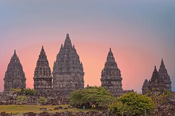 Prambanan of Candi Rara Jonggrang is a Hindu tempel compound op Java Indonesie van Eye on You