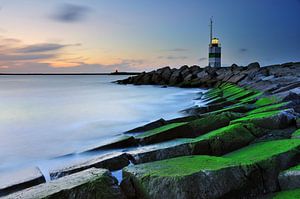 Lichtbakens Ijmuiden van John Leeninga