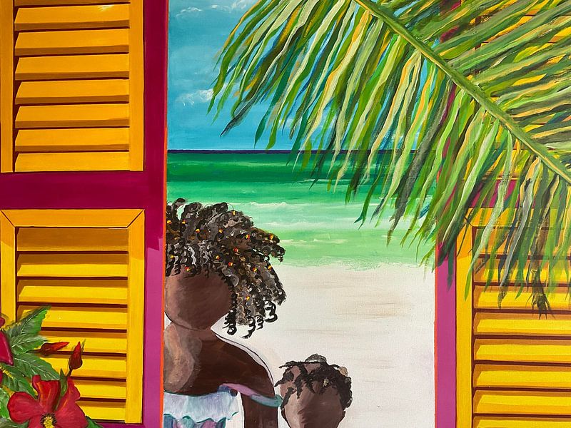 Kinder in der Karibik von Catharina Janga