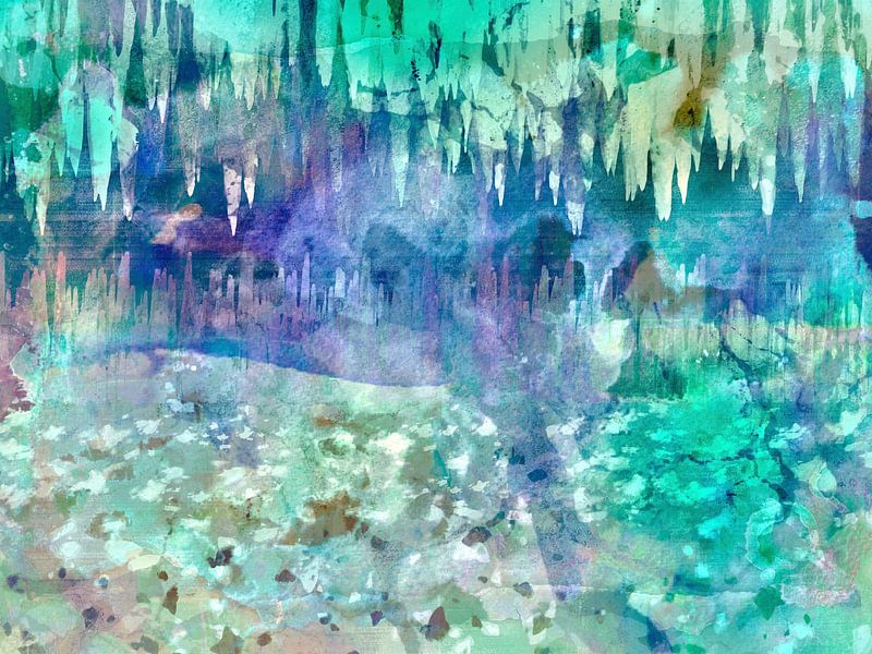 Water blue rainforest by FRESH Fine Art