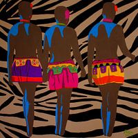 Zulu Geschwister zebraprint