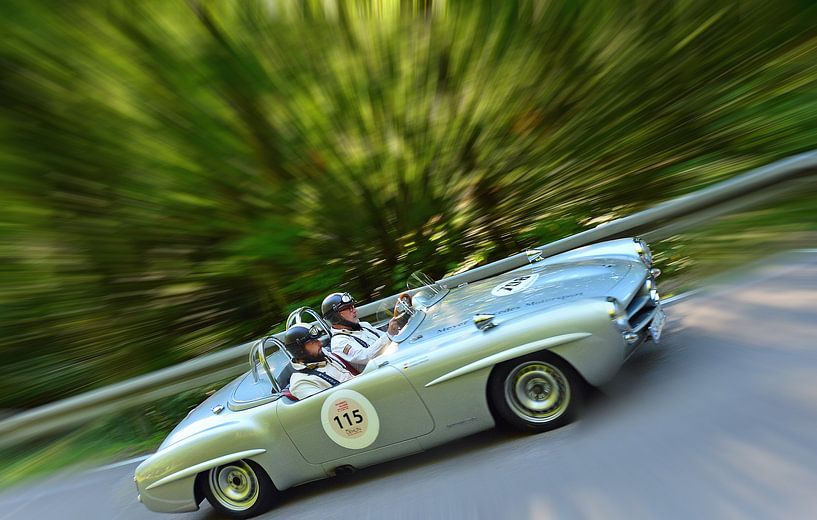 Mercedes 190 SLR Départ 115 Eggberg Klassik 2025 par Ingo Laue