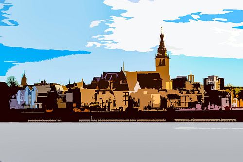 Stevenskerk in Nijmegen van Maerten Prins