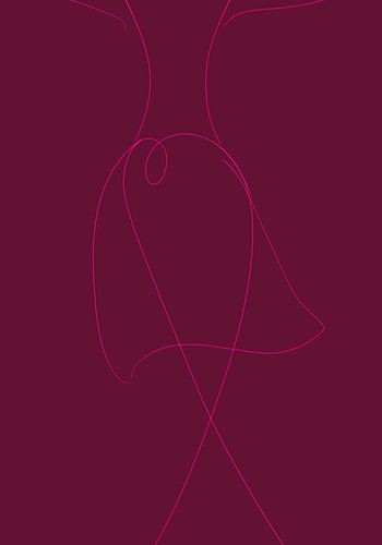 Dansende vrouw in lijnen