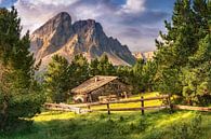 Cabane alpine dans les Alpes, dans les Dolomites, au Tyrol. par Voss Fine Art Fotografie Aperçu