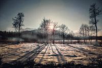 Avondsfeer aan de Geroldsee