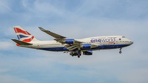 Avion de ligne Boeing 747-400 de British Airways. sur Jaap van den Berg