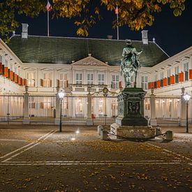 Den Haag Paleis Noordeinde bij nacht van Rene Bosselaar