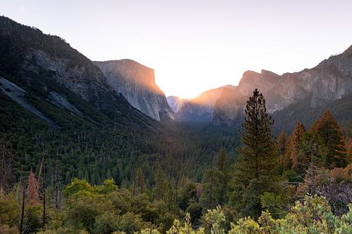 Tunnel uitzicht in Yosemite National Park