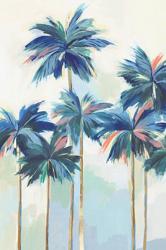 Zonsondergang Teal Pams I, Isabelle Z