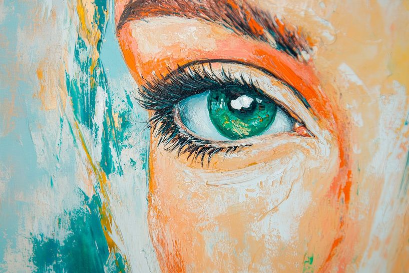 Green moment - Colourful proximity by Poster Art Shop