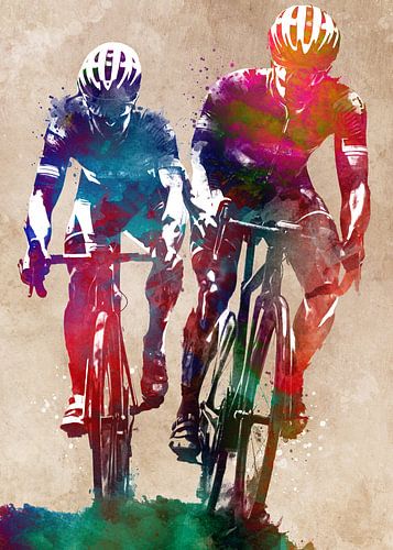 Cyclers sport art by JBJart Justyna Jaszke