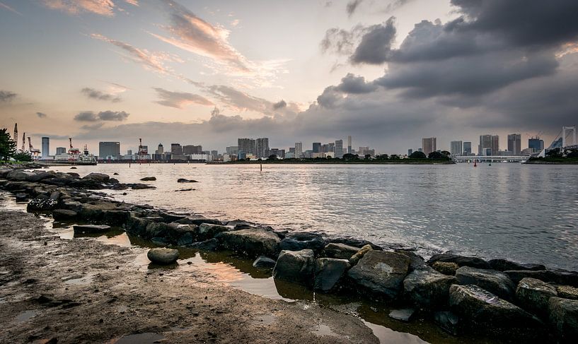 Uitzicht vanaf Odaiba, Tokio par Peter Postmus