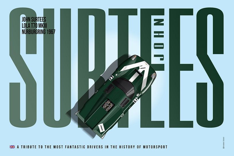 John Surtees Lola T70 Tribute by Theodor Decker