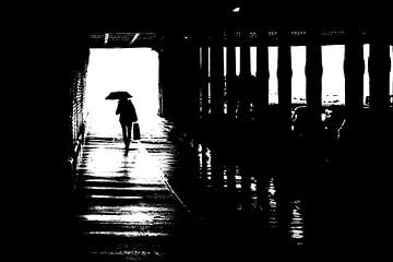 Regen in Berlin von Frank Andree