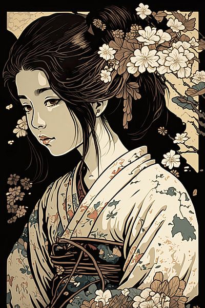 Enchanting Geisha, Harmony of Beauty by Peter Balan