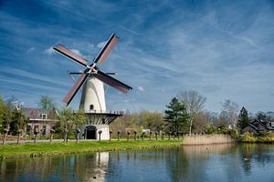 Windmill in Rotterdam, Holland