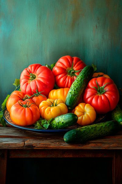 Vegetable still life by Poster Art Shop