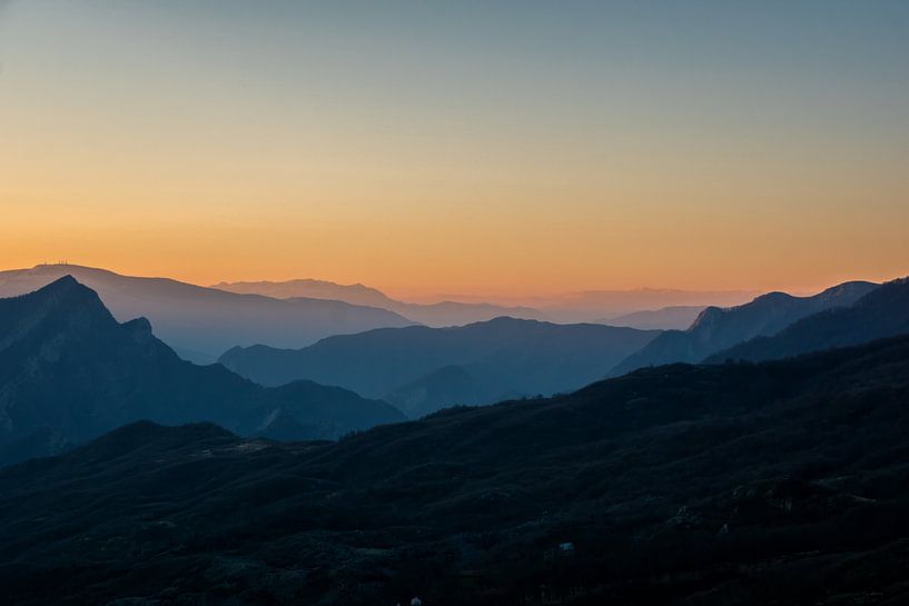 Sunset in the Albanian Alps by Jasper den Boer