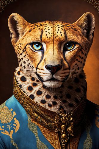 Klassiek portret van een Cheeta
