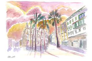 Las Palmas Gran Canaria Platz San Francisco mit literarischem Kabinett