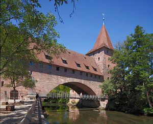 Hallertor, Nürnberg, Bayern, Deutschland