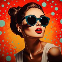 Portrait pop art