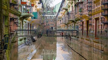 Hamburg - urbane Mischung II von Caroline Boogaard