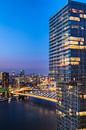 Zicht op de De Rotterdam en de Erasmusbrug. by René Rollema thumbnail