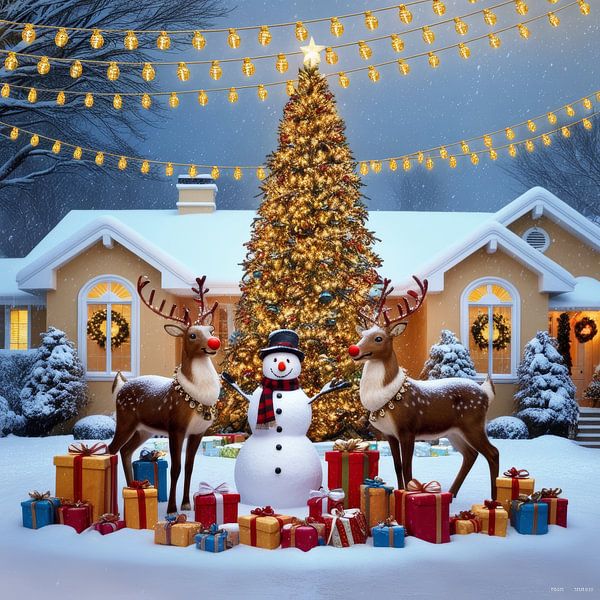 Kerstnacht van hisam colours