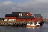 Vissersboot op Lofoten van Frank Pietersen thumbnail