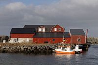 Vissersboot op Lofoten