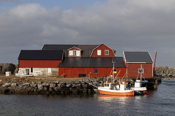 Vissersboot op Lofoten