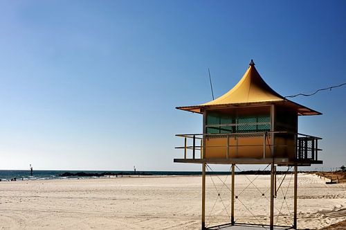 Een vredige sfeer aan de kust van Adelaide's