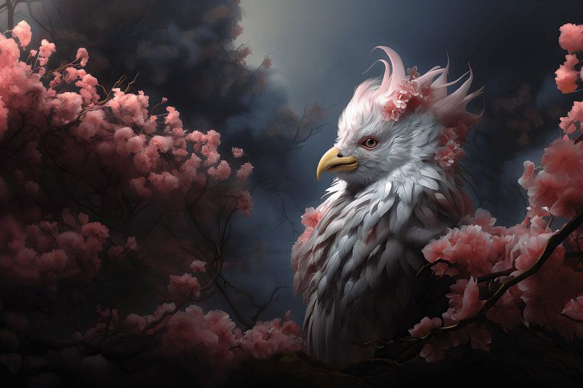 Fluffy dream birds by Karina Brouwer