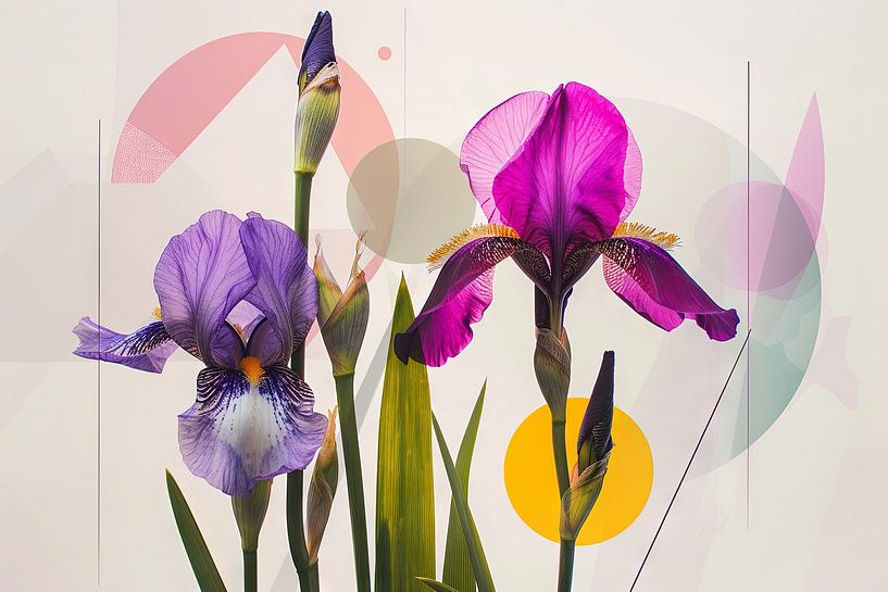 Irises by Poster Art Shop