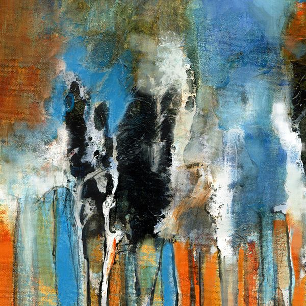 Dialogue of colors 1 by Claudia Gründler