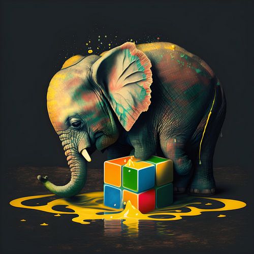 Digital Art Cubed Wisdom