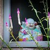 Buddha hinter Blumen von Marlies Gerritsen Photography