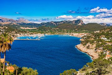 Beautiful island scenery of Port de Andratx on Mallorca by Alex Winter