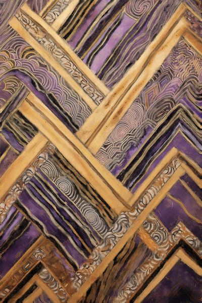 Geometrisch Lila von Whale & Sons