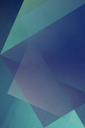 Neon kunst. Kleurrijk minimalistisch geometrisch abstract kleurverloop in groen en paarsblauw