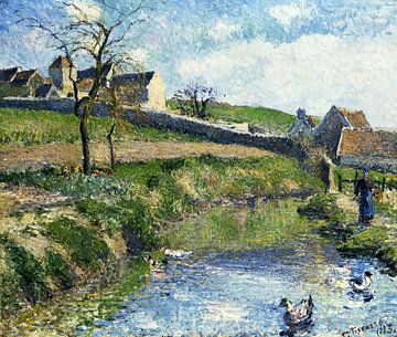 Camille Pissarro,Der Bauernhof in Osny