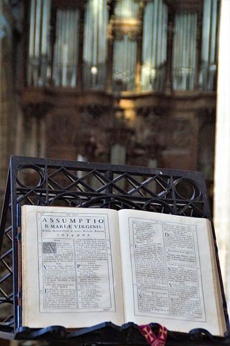 Hymnbook Saint Maclou Rouen France