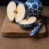Delfter Blau Apfel Stillleben - Einzigartige Küchenkunst von Kleurenrijk