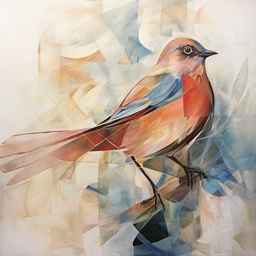Schilderij Vogels van De Mooiste Kunst