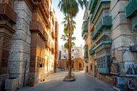 Old town Jeddah, Saudi Arabie van Thomas Bartelds thumbnail