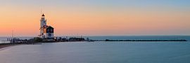 Panoramic sunrise at the Horse of Marken by Henk Meijer Photography